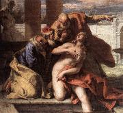 RICCI, Sebastiano Susanna and the Elders painting